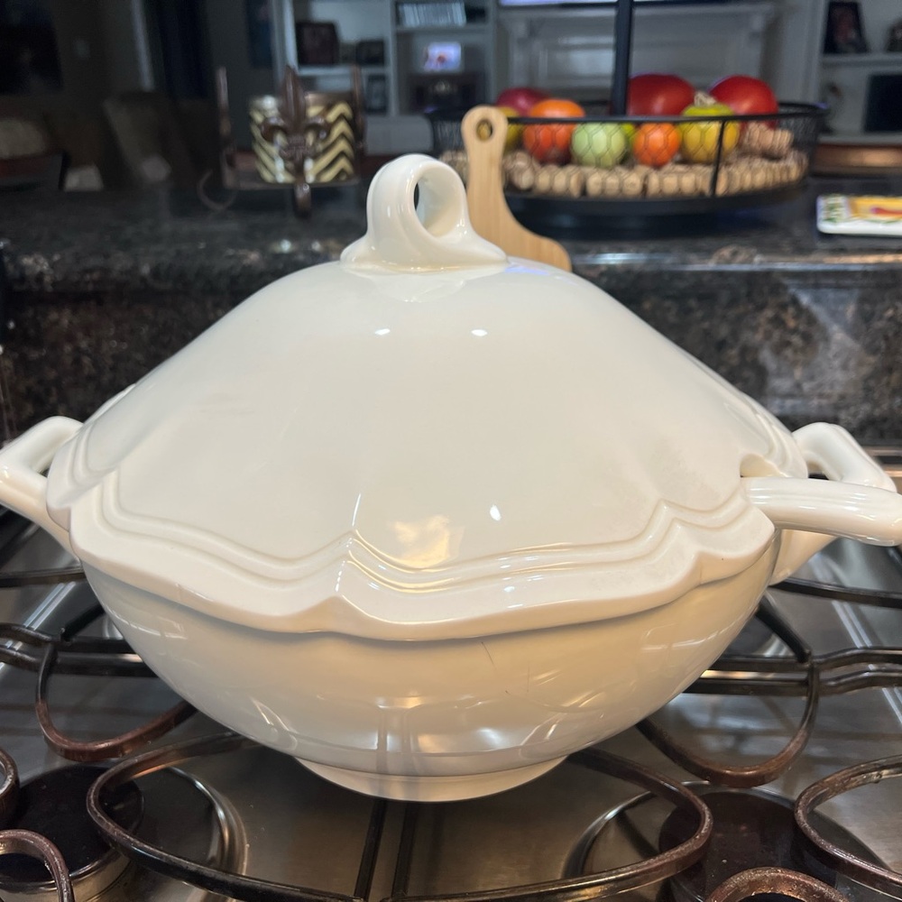 Mikasa White Serveware Collection with Ornate Details